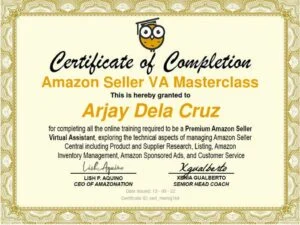 Amazon Seller VA Masterclass - Arjay Dela Cruz